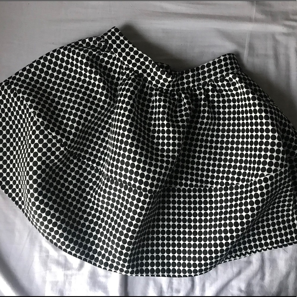 Express polka dot skirt